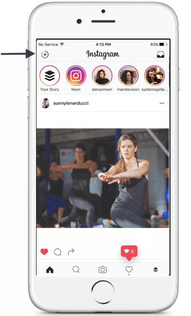 add an Instagram story to your account