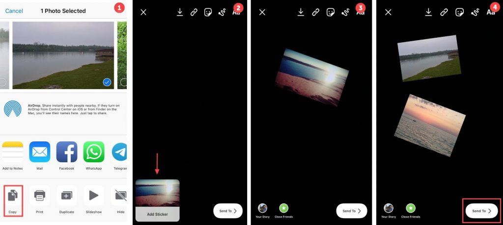 add multiple videos to Instagram stories with AiGrow