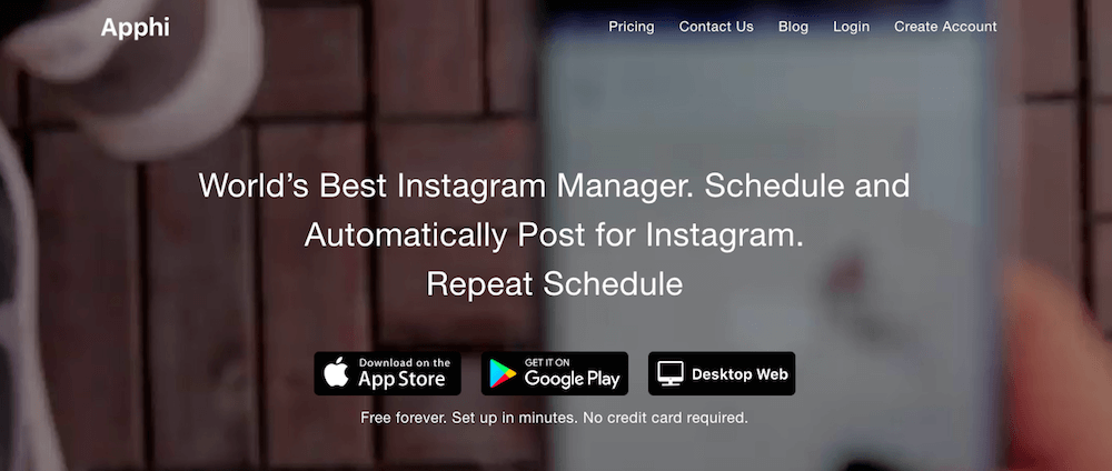 Instagram scheduler #3.Apphi