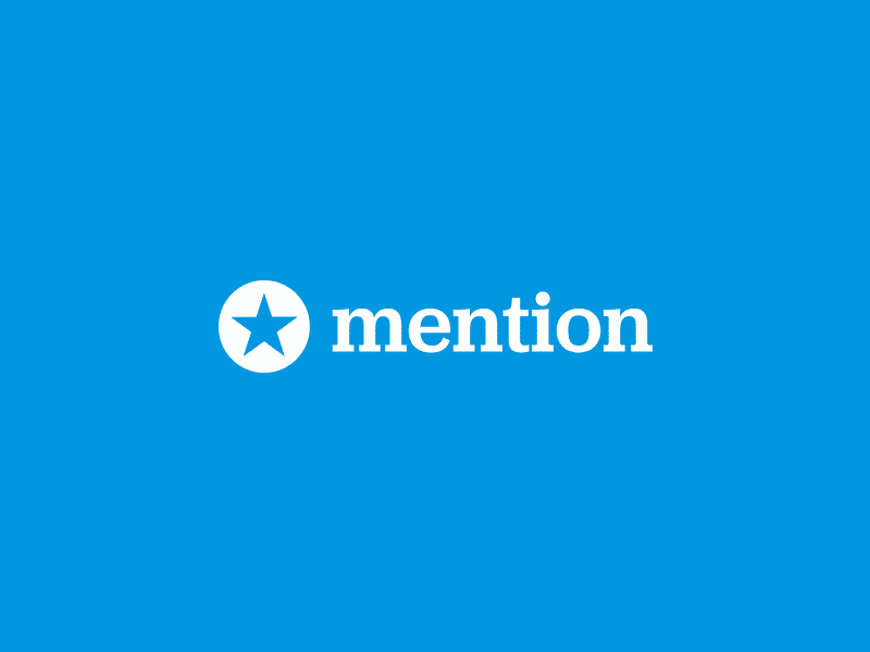 logo of mention that is an Instagram monitoring and mention tool