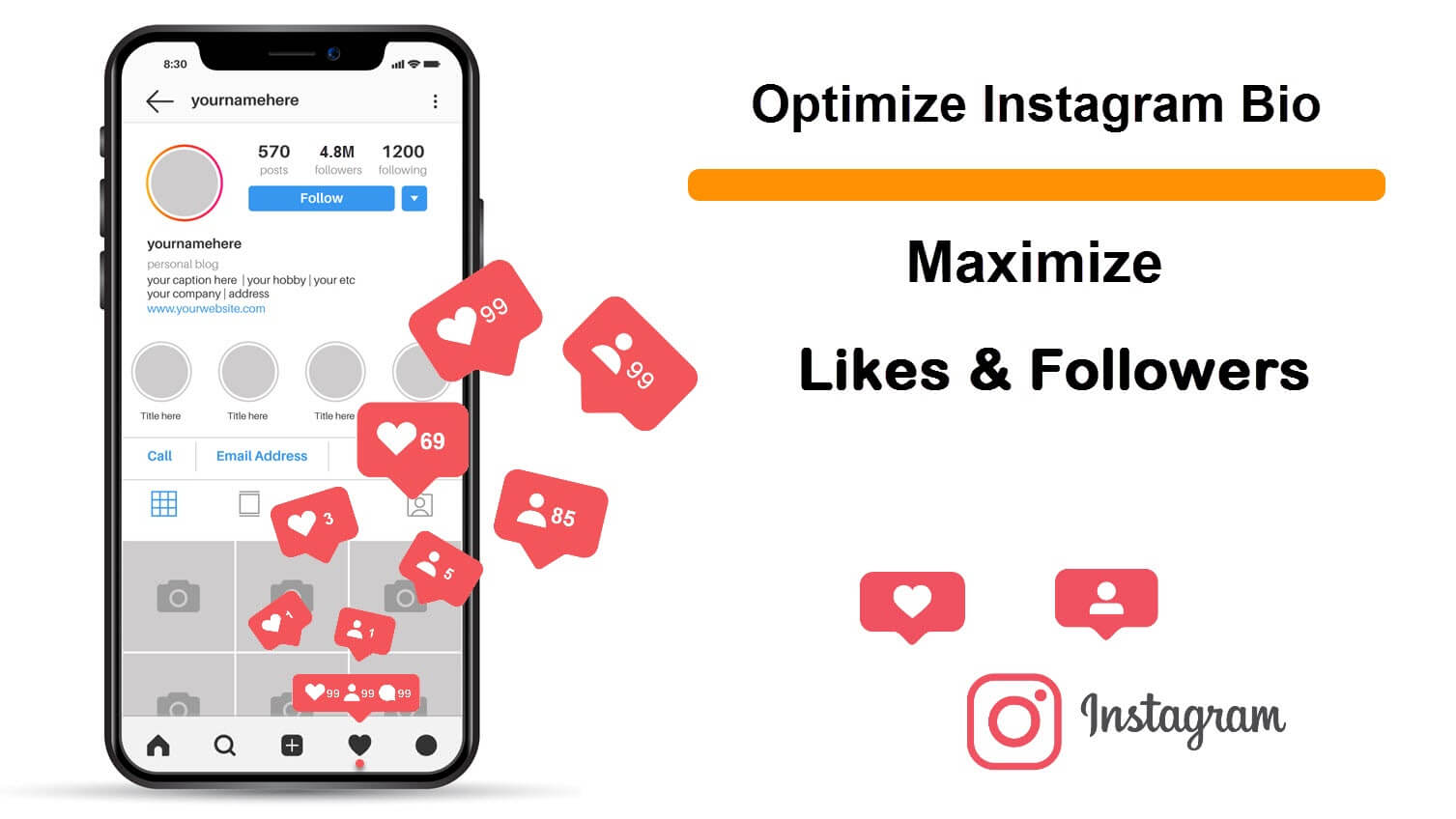 Optimize Instagram Description and Bio