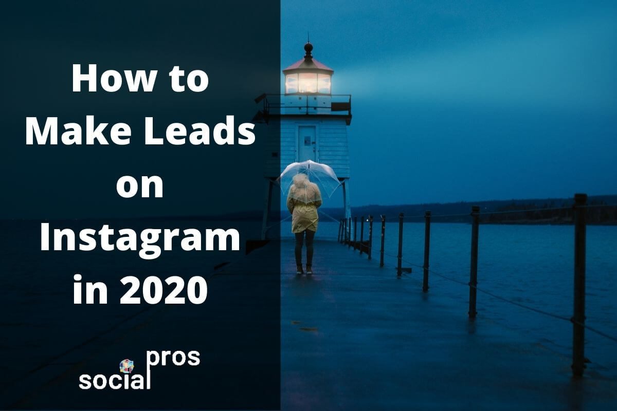 make a lead on Instagram