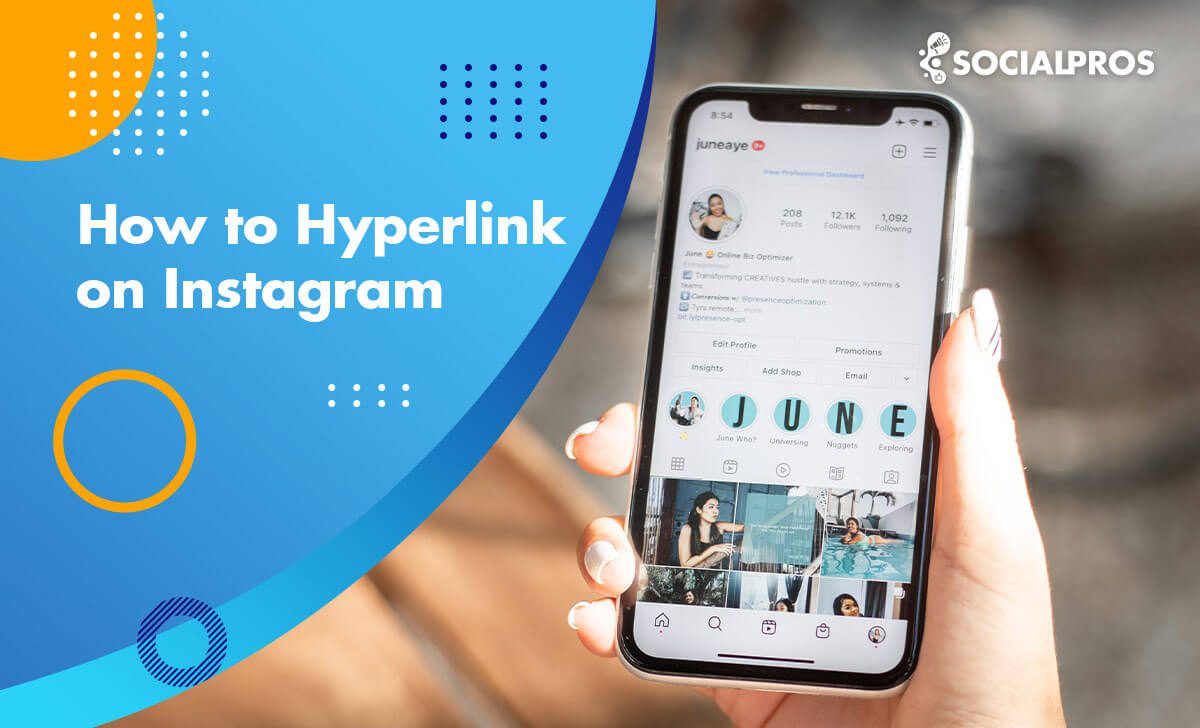 How to Hyperlink on Instagram