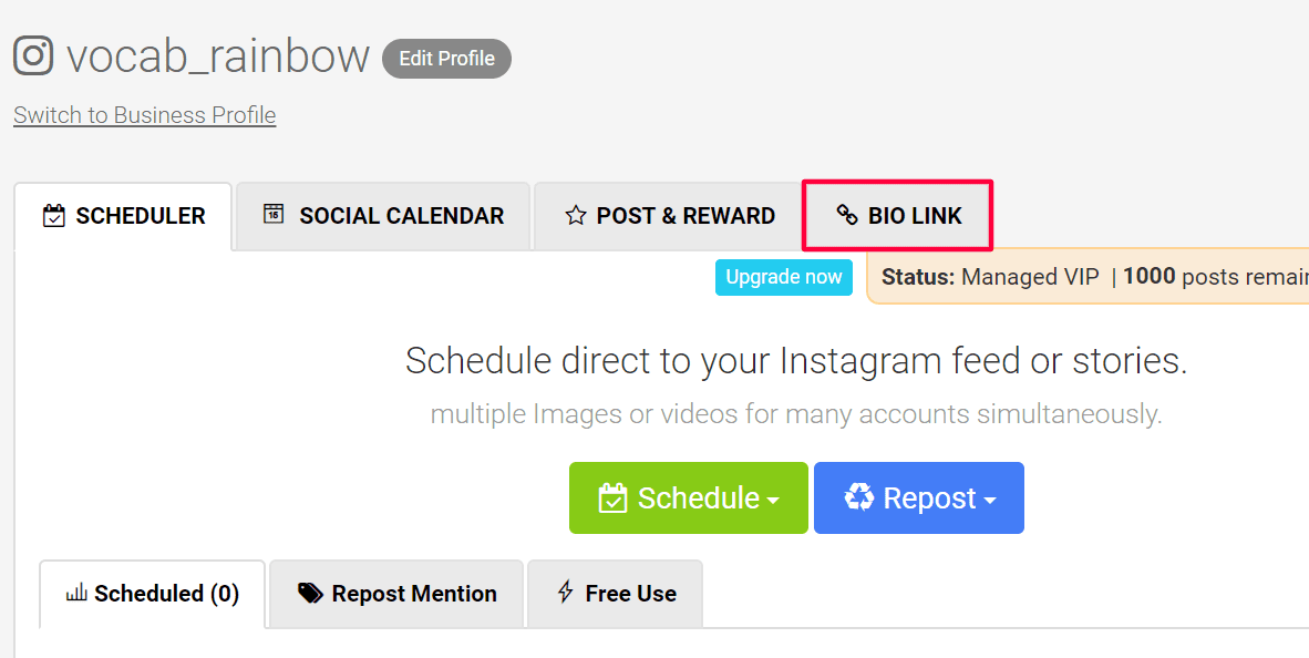 Add Clickable Social Media Links to your Instagram Bio - Social Pros