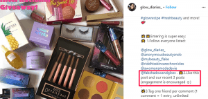 Instagram Giveaways to gain likes without using hashtags