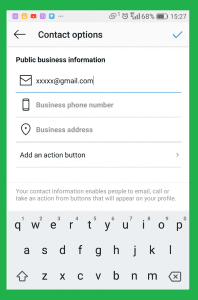 How to Add contact Button on Instagram