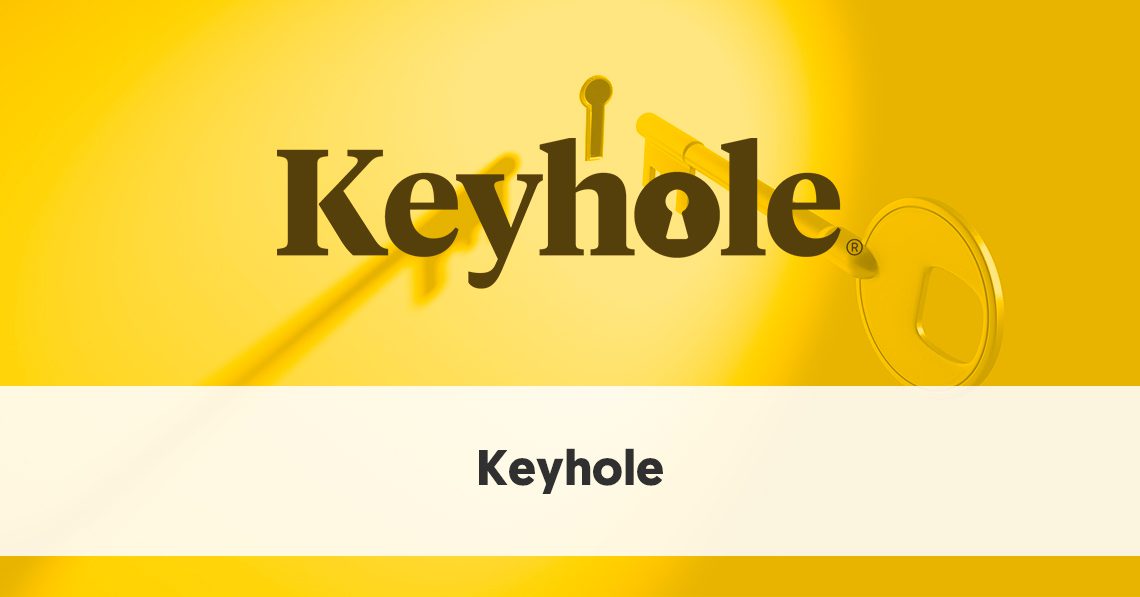 logo of keyhole which is an Instagram monitoring & listening tool
