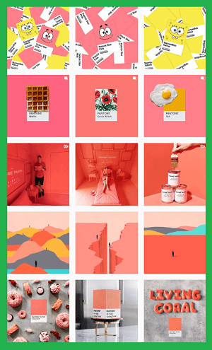 pantone Instagram user generated content