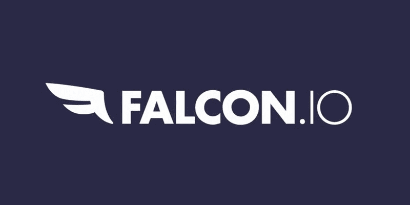 Logo of Falcon.io that is Instagram monitoring and listening tool