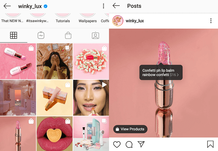Winky-Lux Shop on Instagram