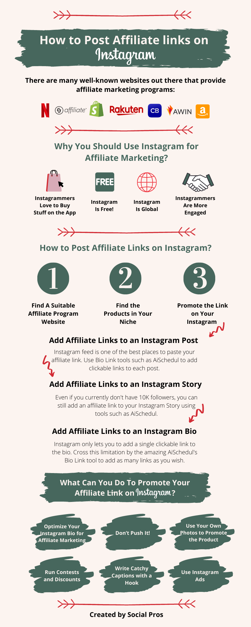 how to post affiliate links on Instagram