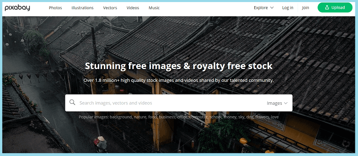 Pixabay Home Page