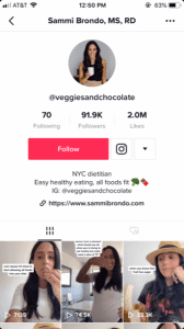  @veggiesandchocolate tiktok