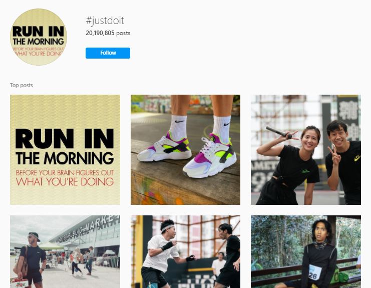 Creating branded hashtags will help you build a brand on Instagram more easily.