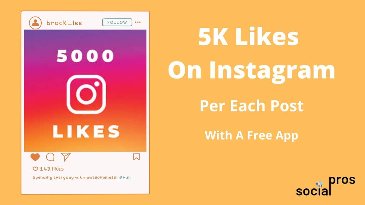 Read more about the article 5000 Likes On Instagram, Per Post: Don’t Buy! Use This App!
