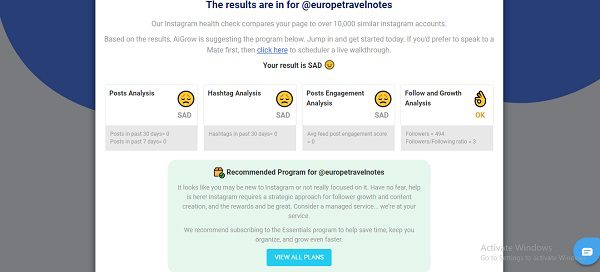 Complete Instagram Profile Analysis