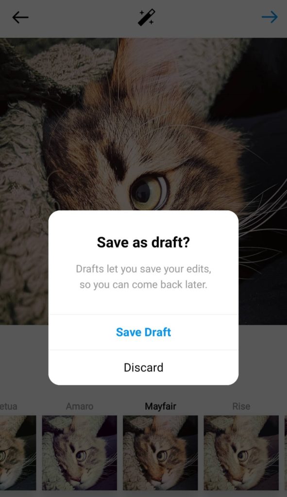 save a post as a draft