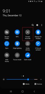 Android screen recording