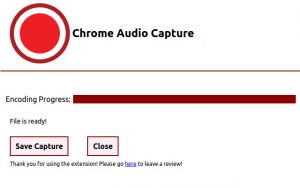 Chrome Audio Capture