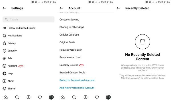 How To View Deleted Instagram Posts And Recover For Free Social Pros