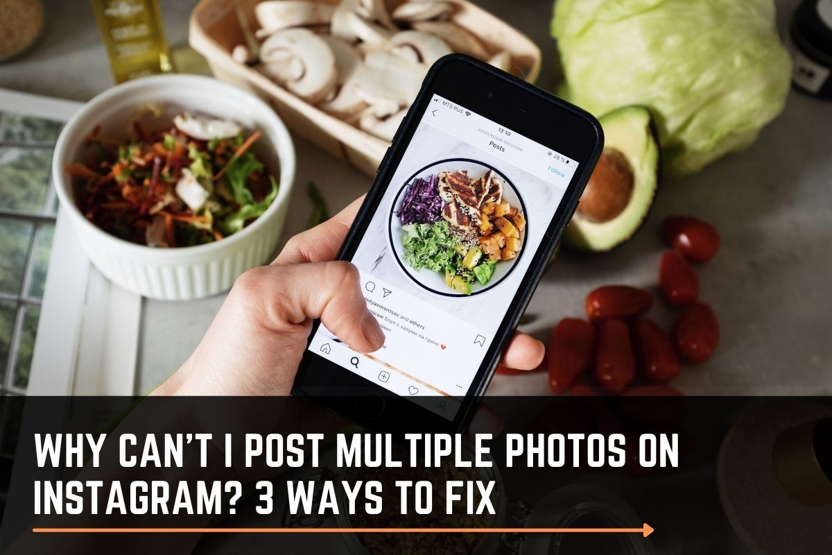 post multiple photos on Instagram