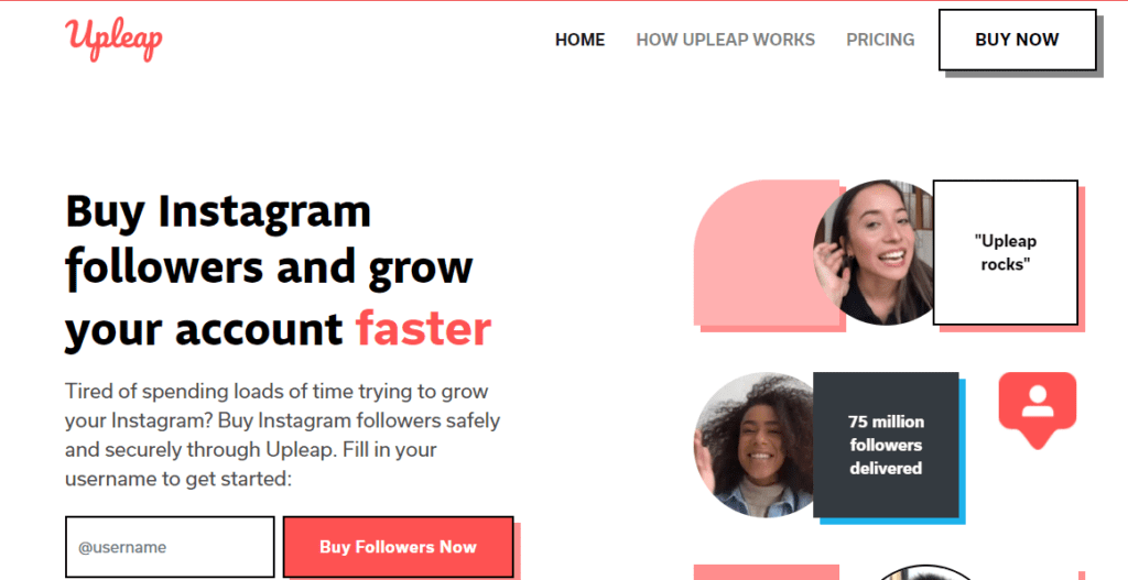 best Instagram growth service Upleap
