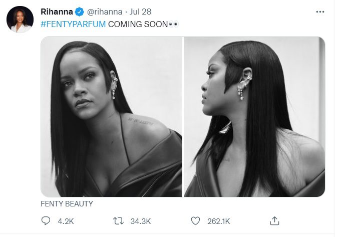 most followed person on twitter: Rihanna