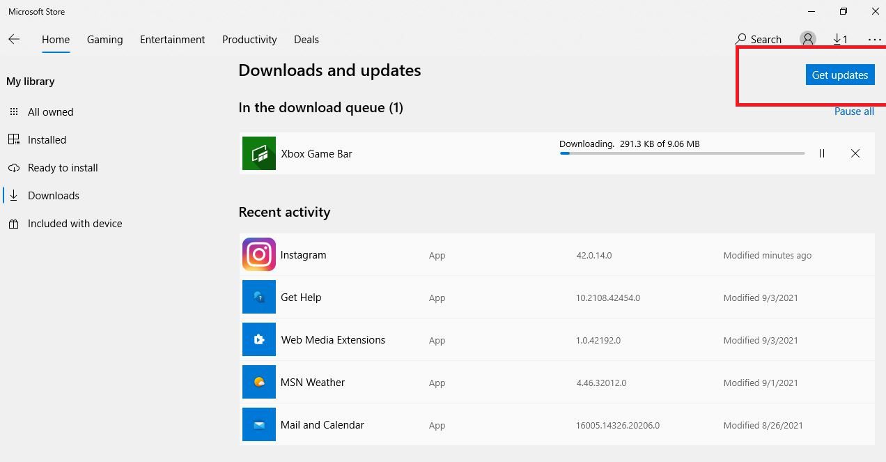 How to Update Instagram on Microsoft Store