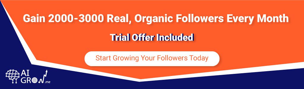 Gain 2000-3000 Real, Organic Followers Every Month