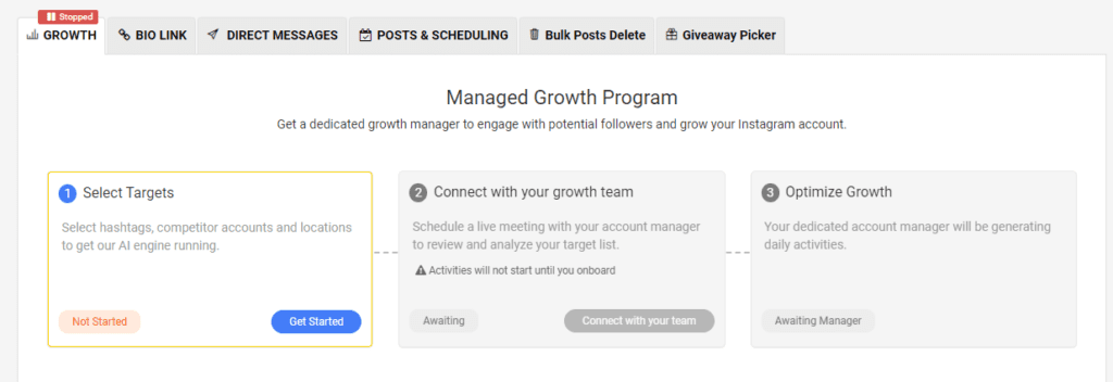 AiGrow growth tool