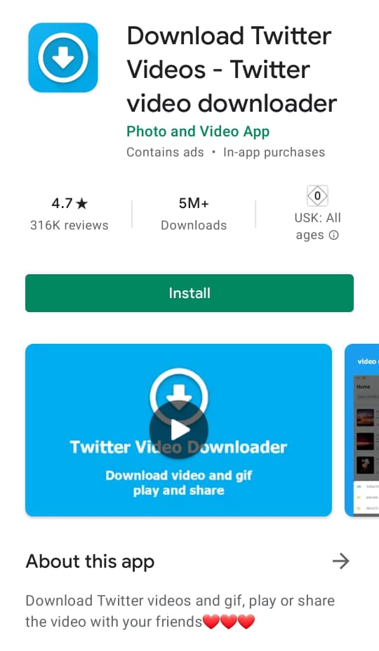 how to download a video from Twitter