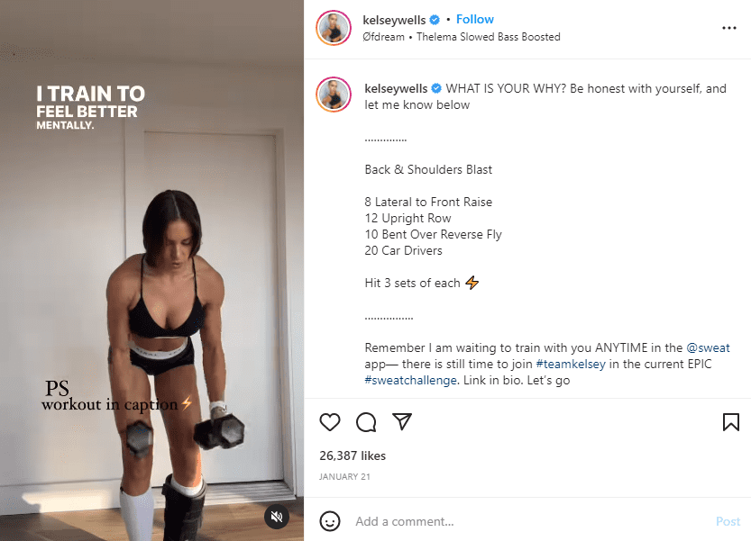 Instagram fitness models