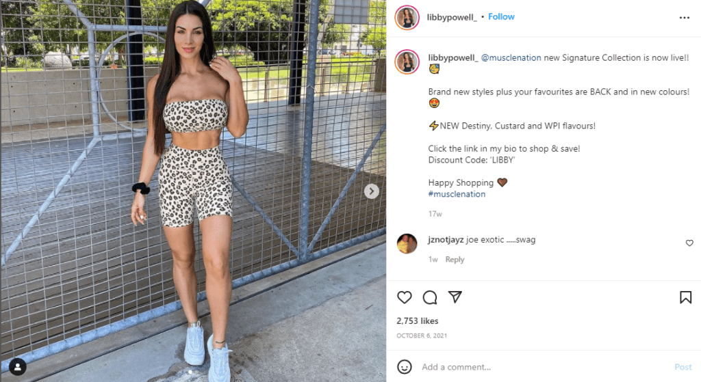 top Instagram fitness models