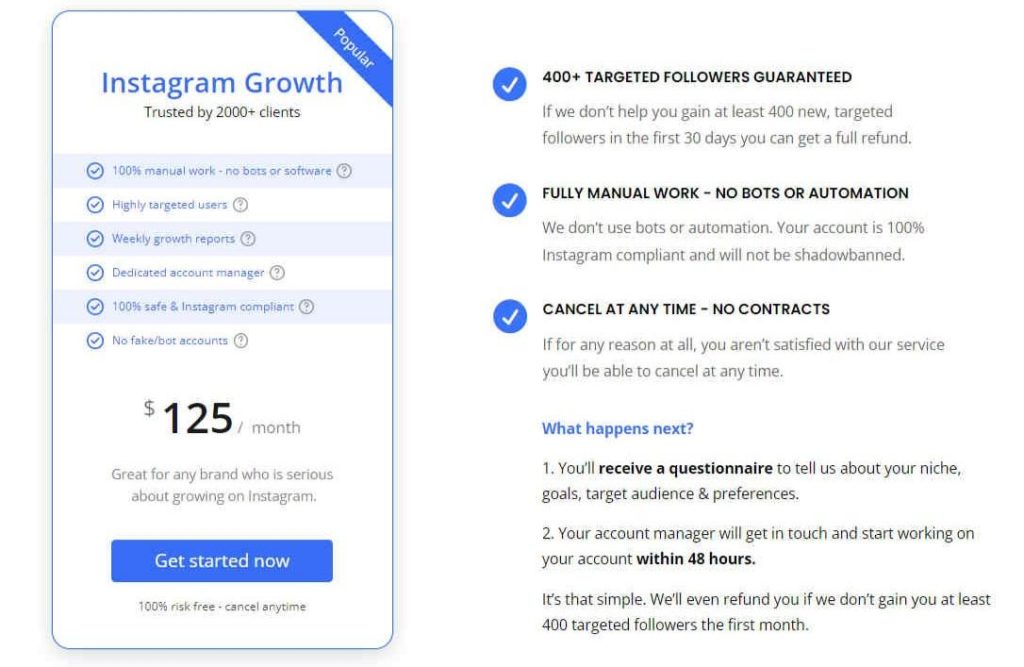 Instaforce Pricing Plans