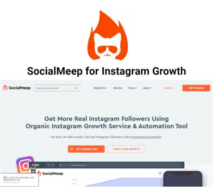 Social Meep website