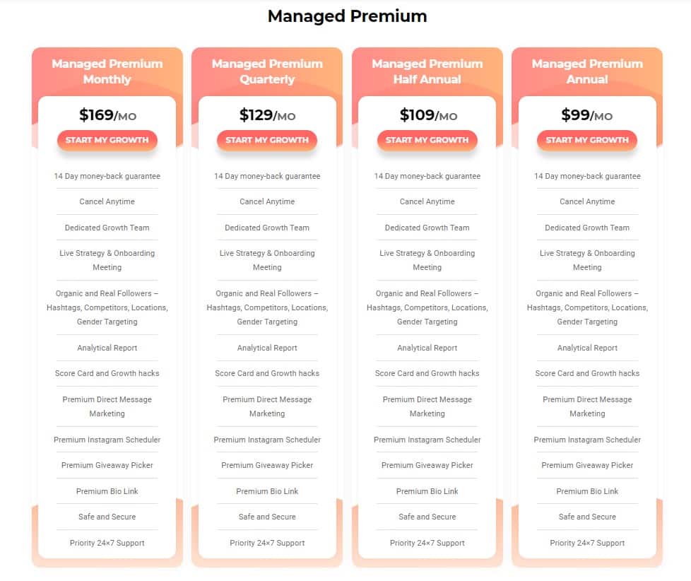 AiGrow Pricing Plans