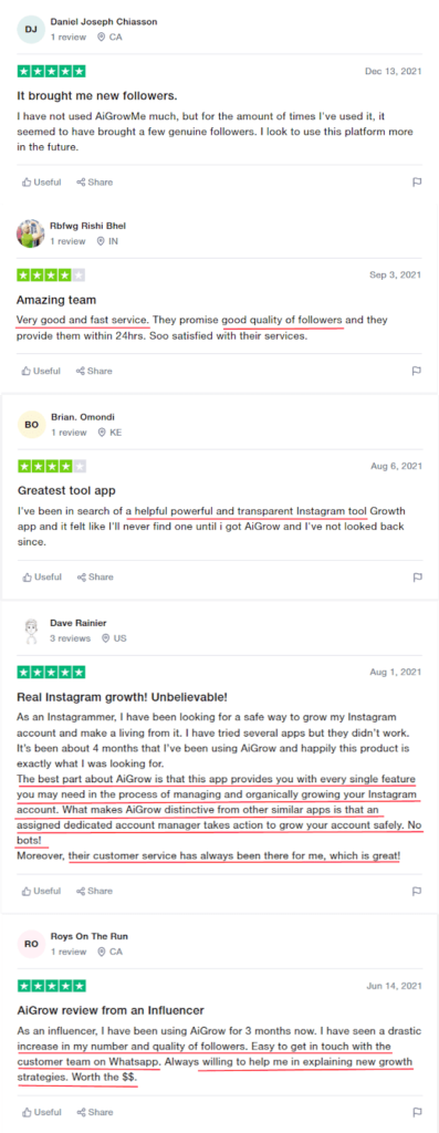 AiGrow Reviews on Trustpilot