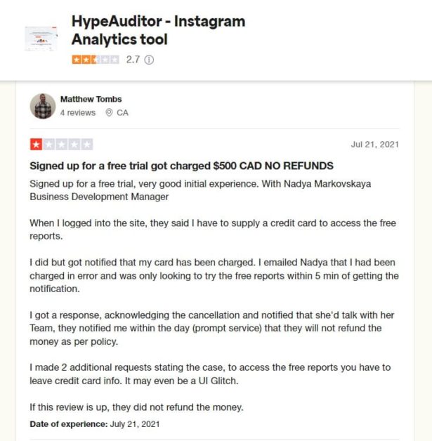 HypeAuditor Reviews
