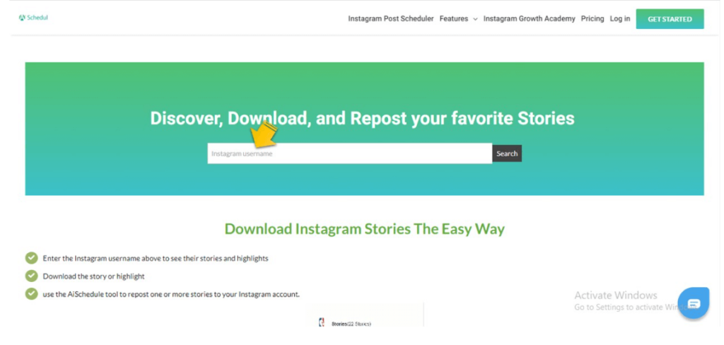 AiSchedul Is the Best Way to Save or Download Instagram Stories
