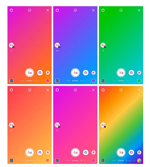 How to Change Background Color on Instagram Story to a Color Gradient