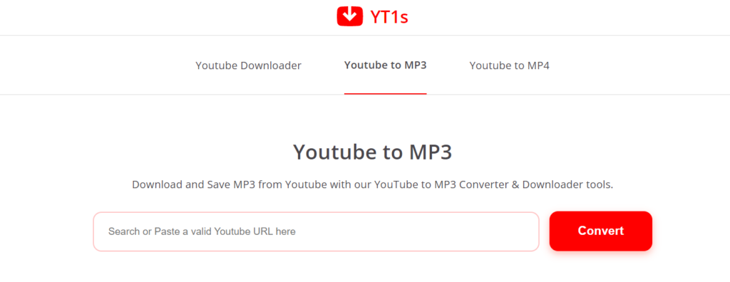 YouTube to MP3 Converter YT1s