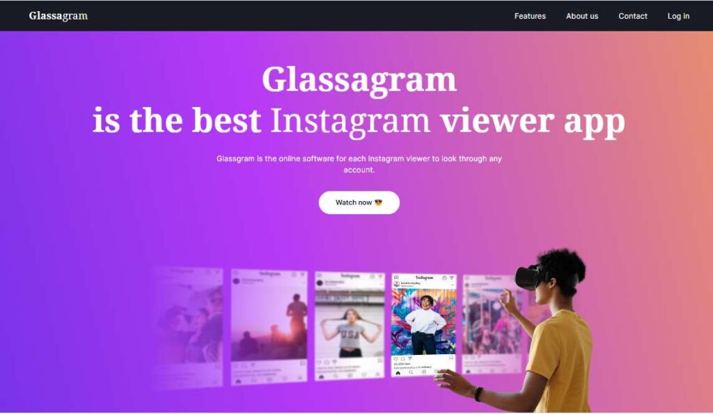 Glassagram Website 