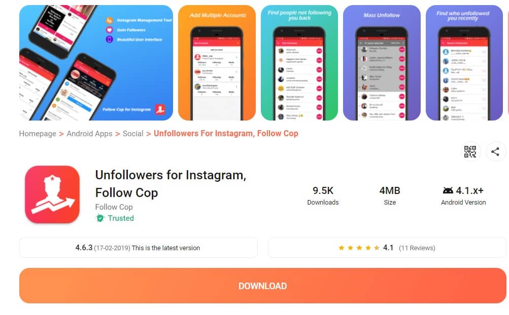 How to see Who Unfollowed You On Instagram using Followcop 