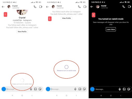 How to Turn on Vanish Mode on Instagram