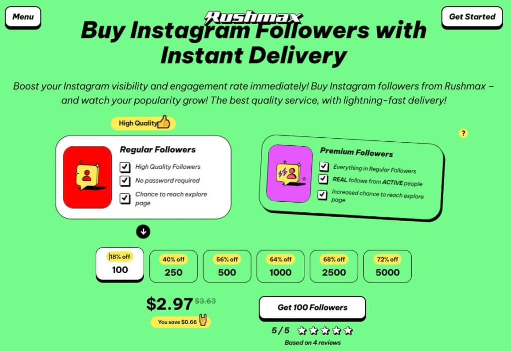 rushmax instagram followers