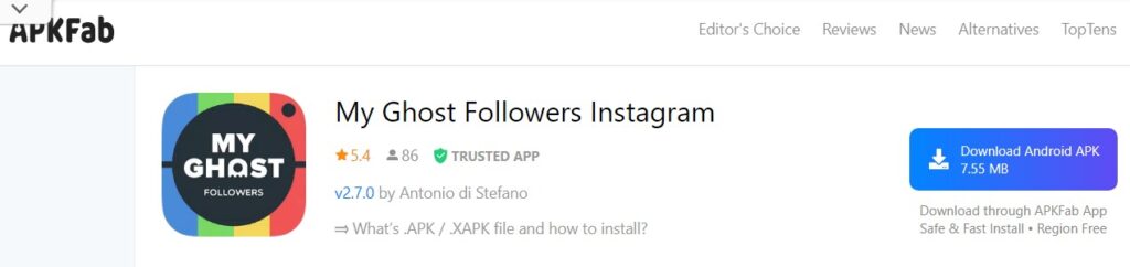 My Ghost Followers Instagram APK for Android