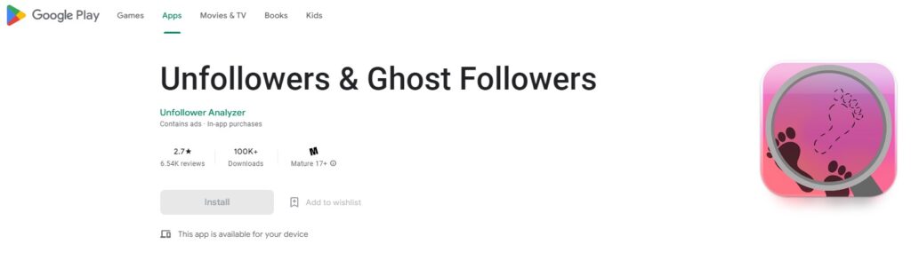 ghost followers app