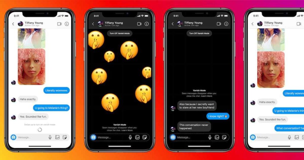 Vanish Mode Instagram Messages Disappear
