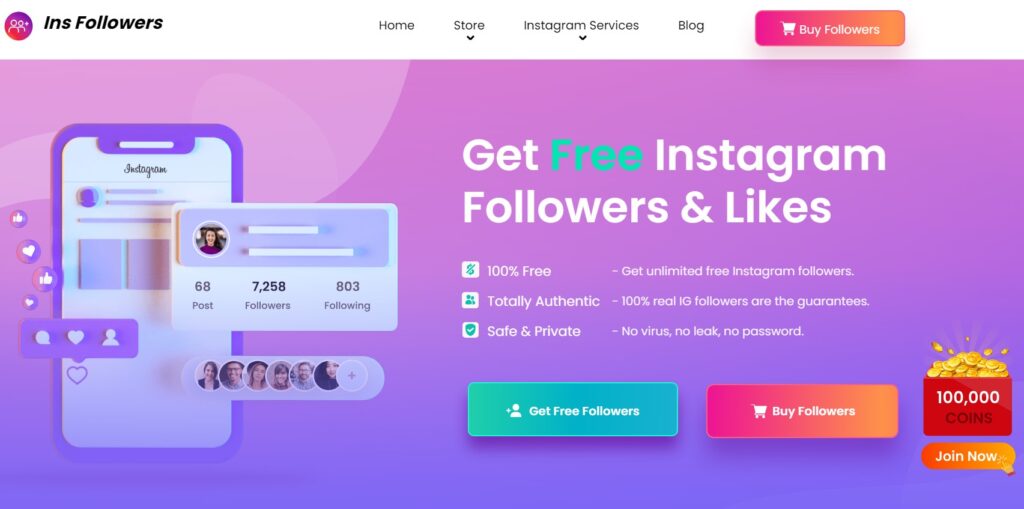 Ins Followers: Free Followers App 
