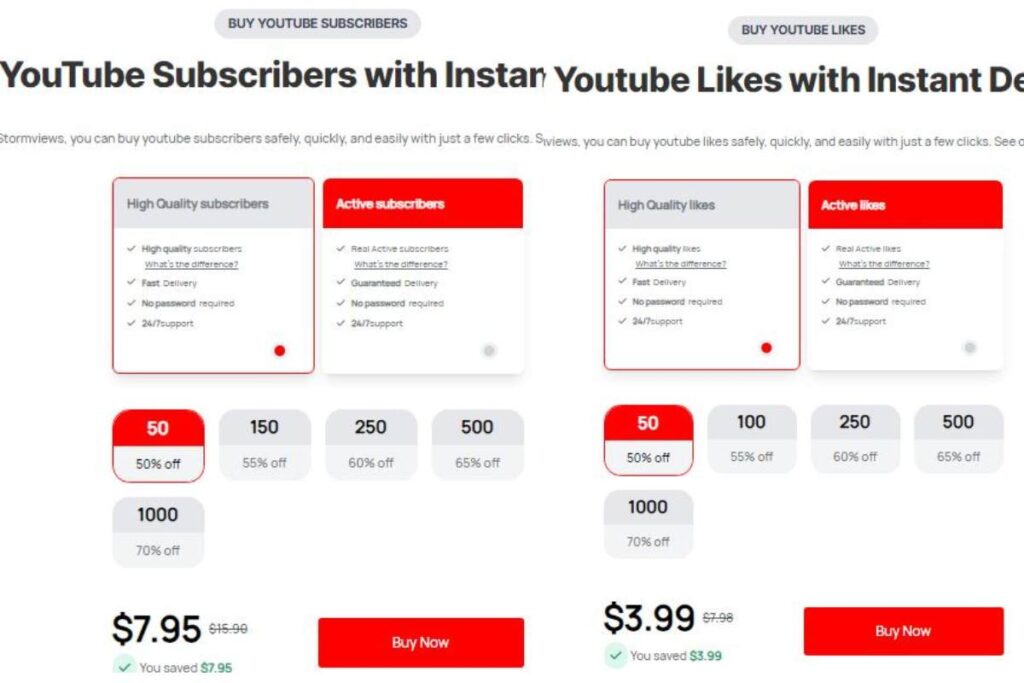 Stormviews Youtube Pricing